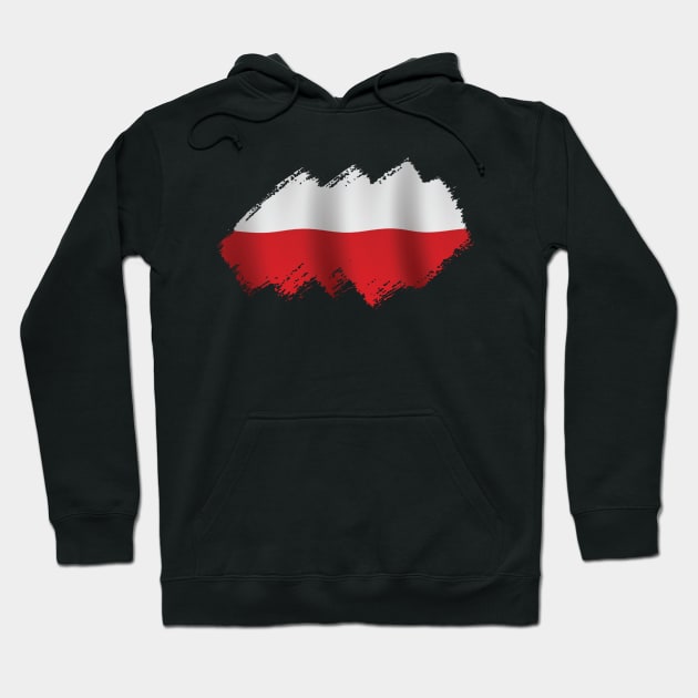 Flag of Poland Hoodie by Teemperor